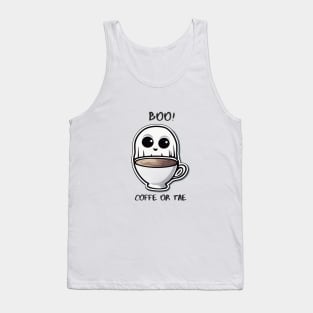 BOO coffee or tea design! Tank Top